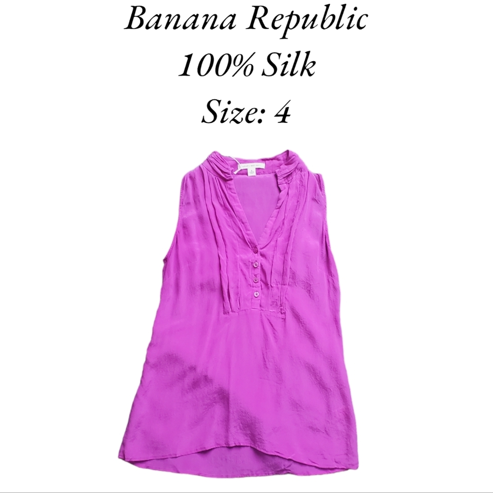 Banana Republic | 100% Silk Top | Size 4